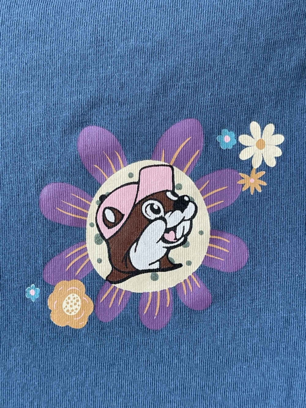 Bucee's size small T shirt EUC floral forest Live Simple Dream Big beaver small - Picture 5 of 10